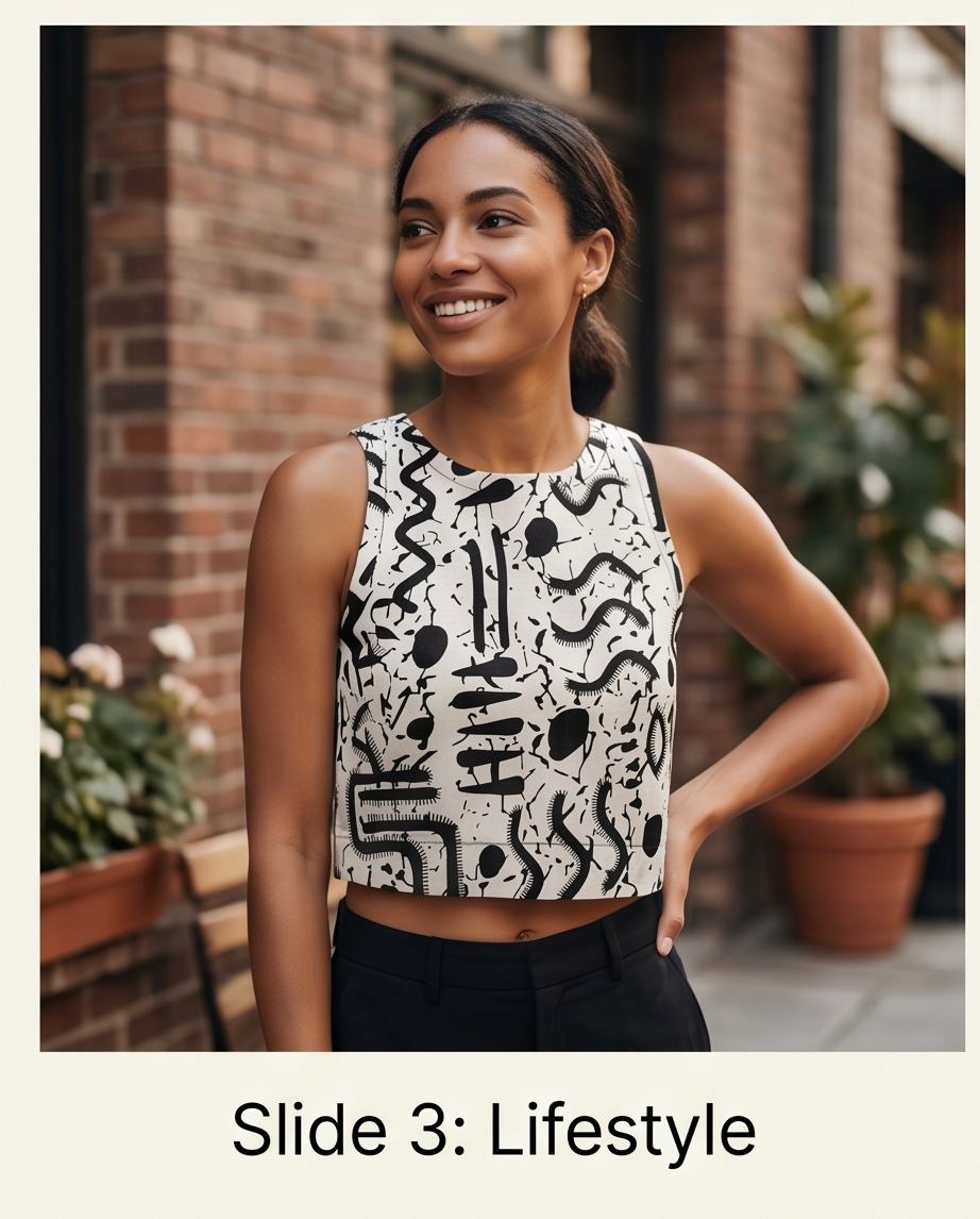 Crop top con espalda cruzada - WAKABI DESIGNS 