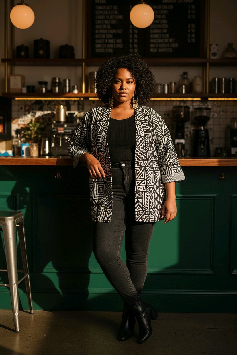 Oversize unisex jacket - WAKABI DESIGNS 