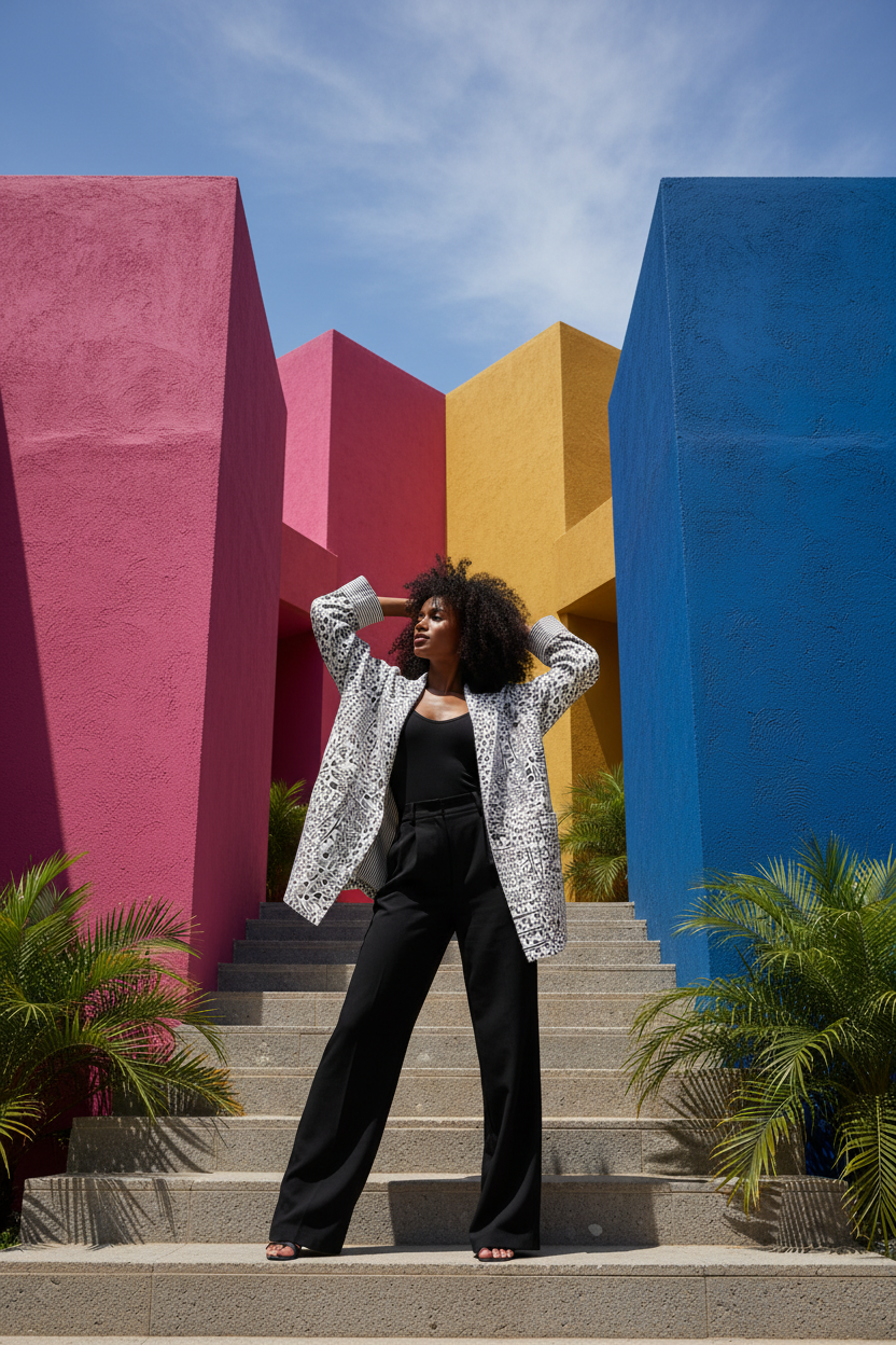 Oversize unisex jacket - WAKABI DESIGNS 
