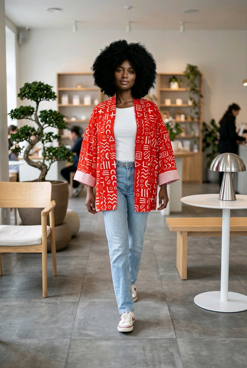 Oversize unisex jacket - WAKABI DESIGNS 