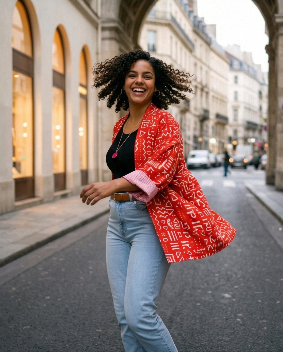 Oversize unisex jacket - WAKABI DESIGNS 