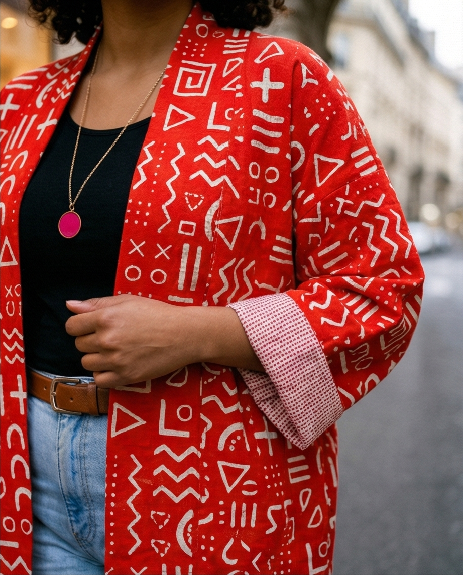 Oversize unisex jacket - WAKABI DESIGNS 