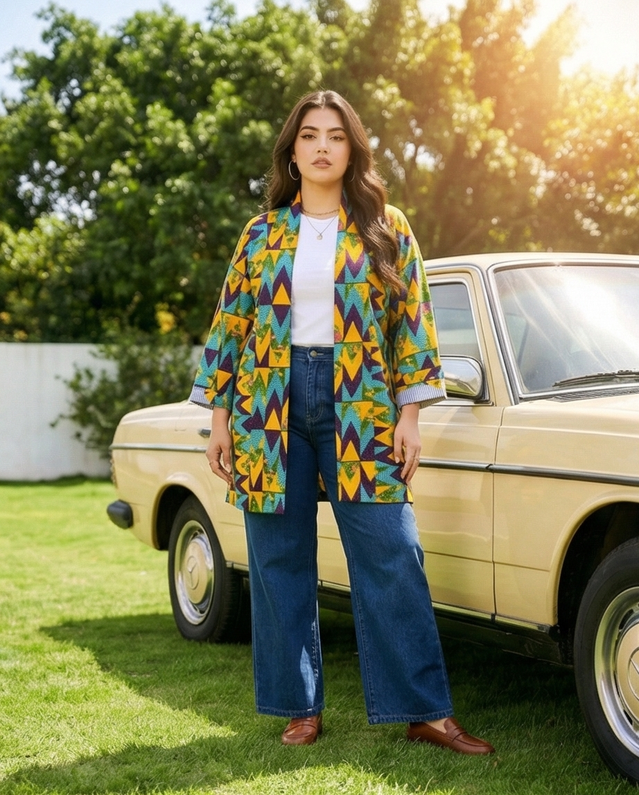 Oversize unisex jacket - WAKABI DESIGNS 