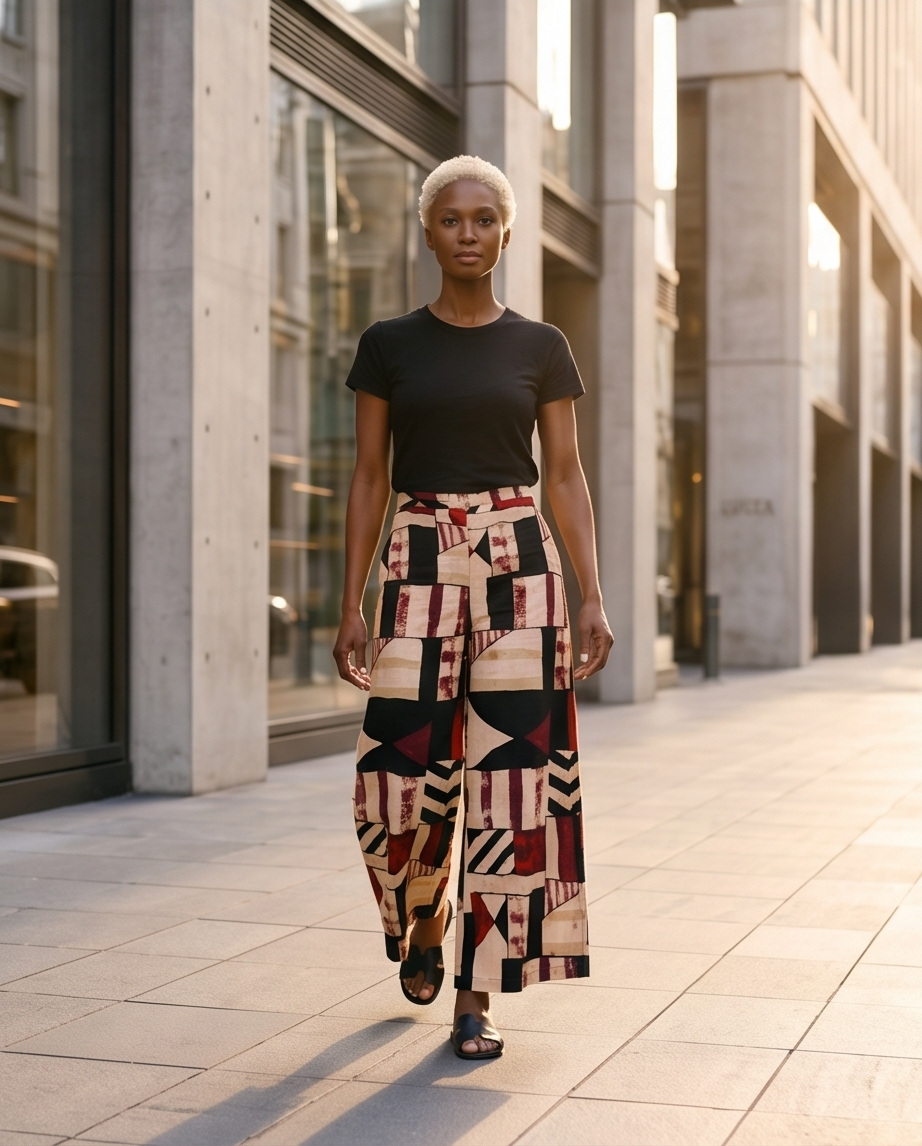 Pantalon ancho - WAKABI DESIGNS 