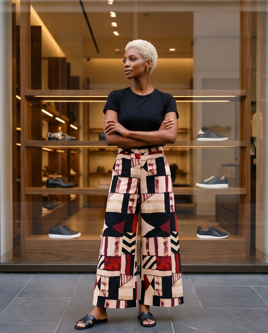 Pantalon ancho - WAKABI DESIGNS 
