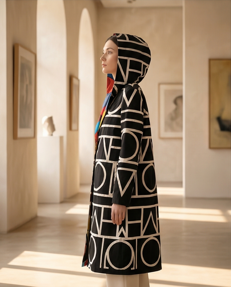 Reversible hooded jacket - WAKABI DESIGNS 