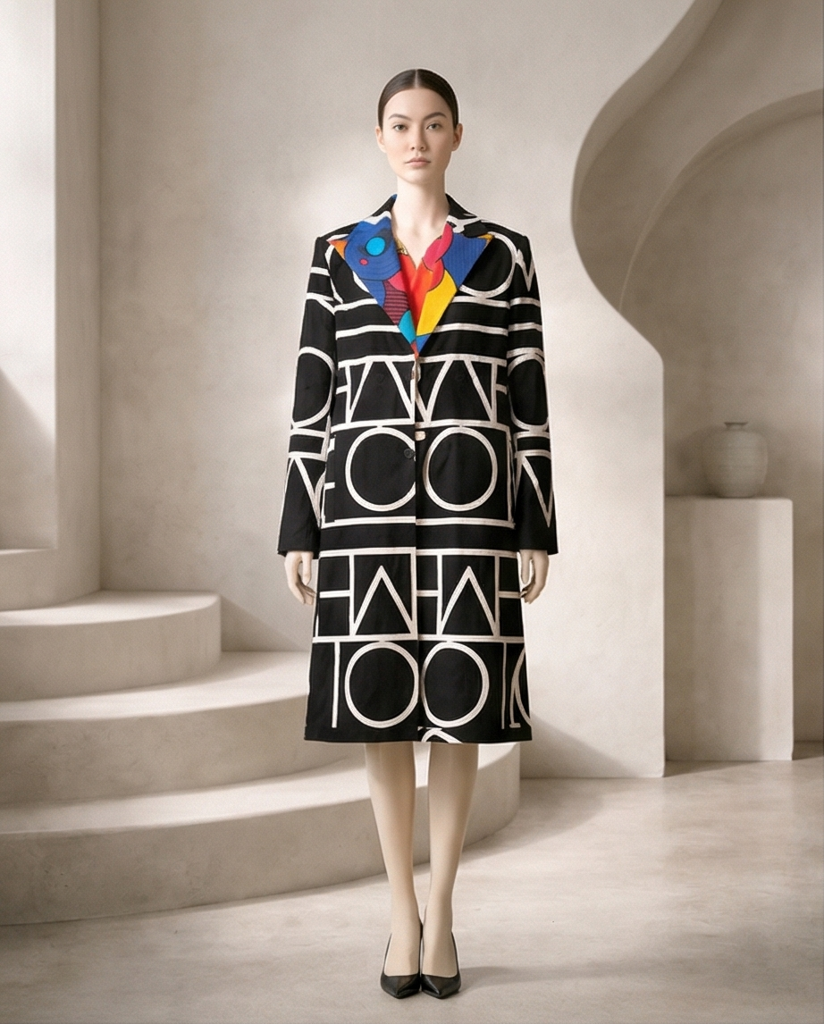 Reversible hooded jacket - WAKABI DESIGNS 