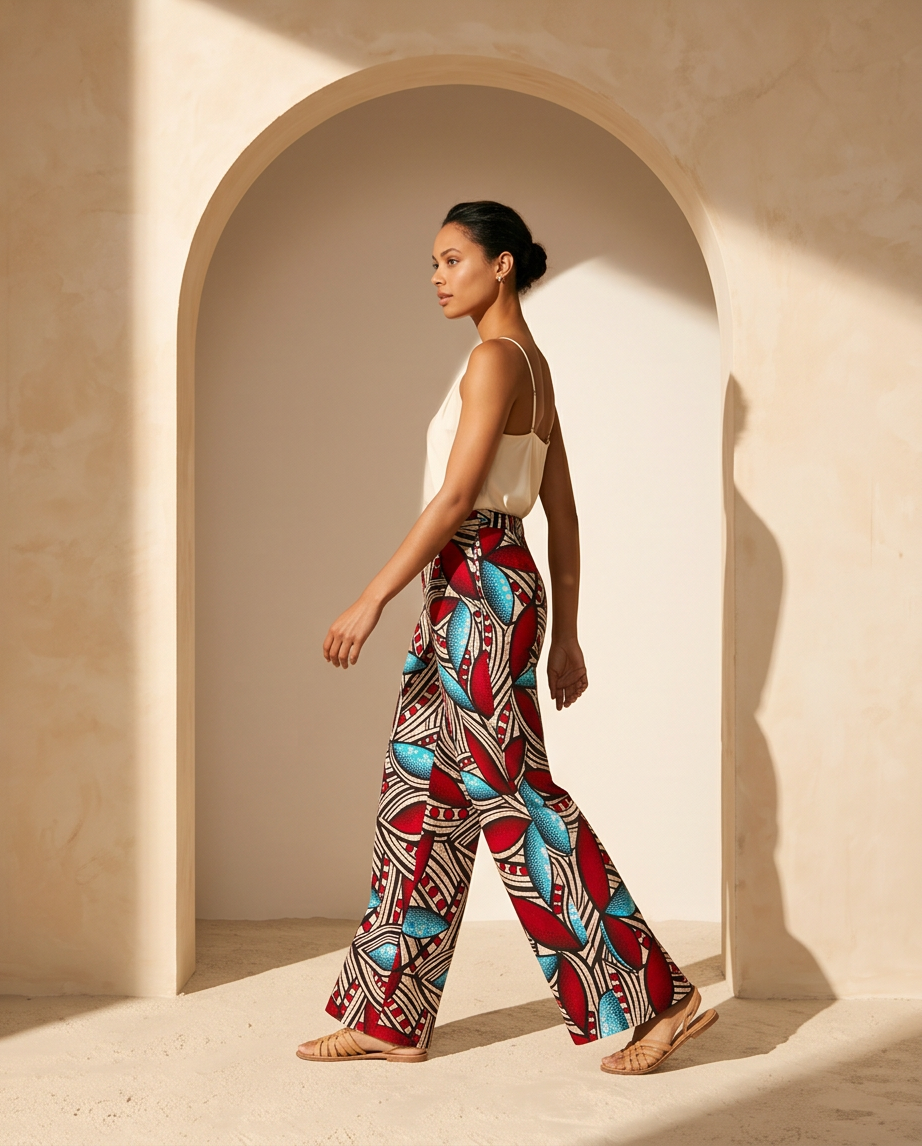High waist trousers