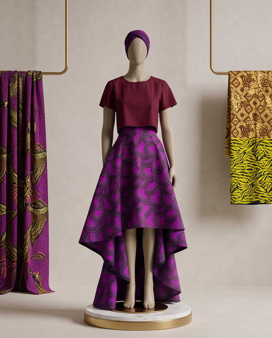 High-low skirt