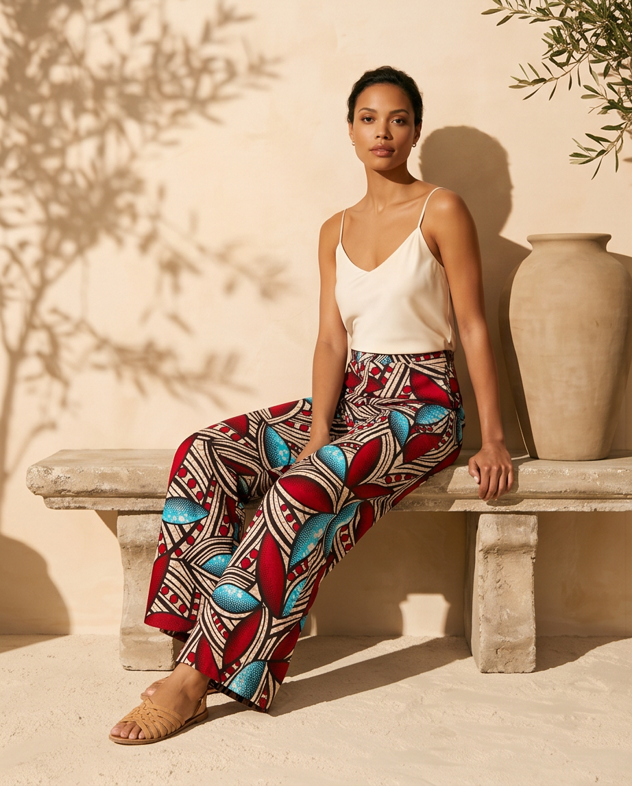 High waist trousers