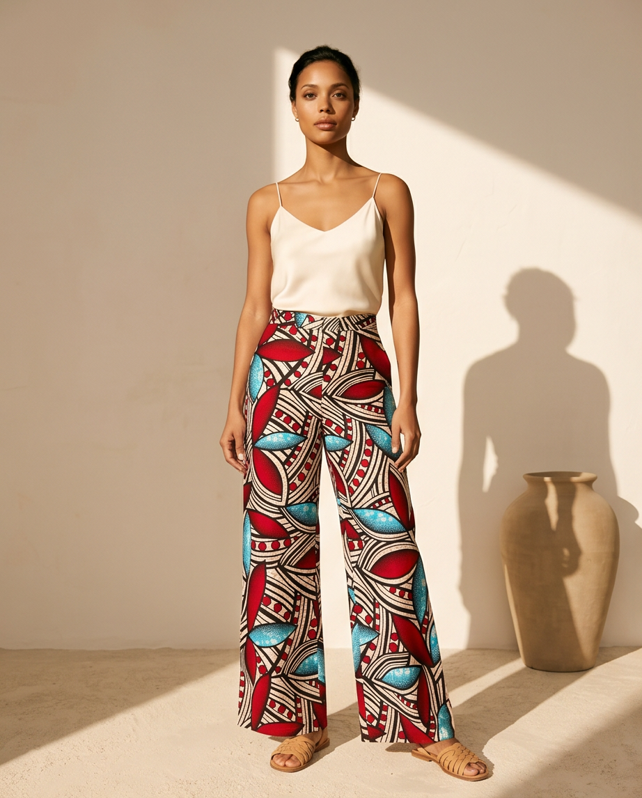 High waist trousers