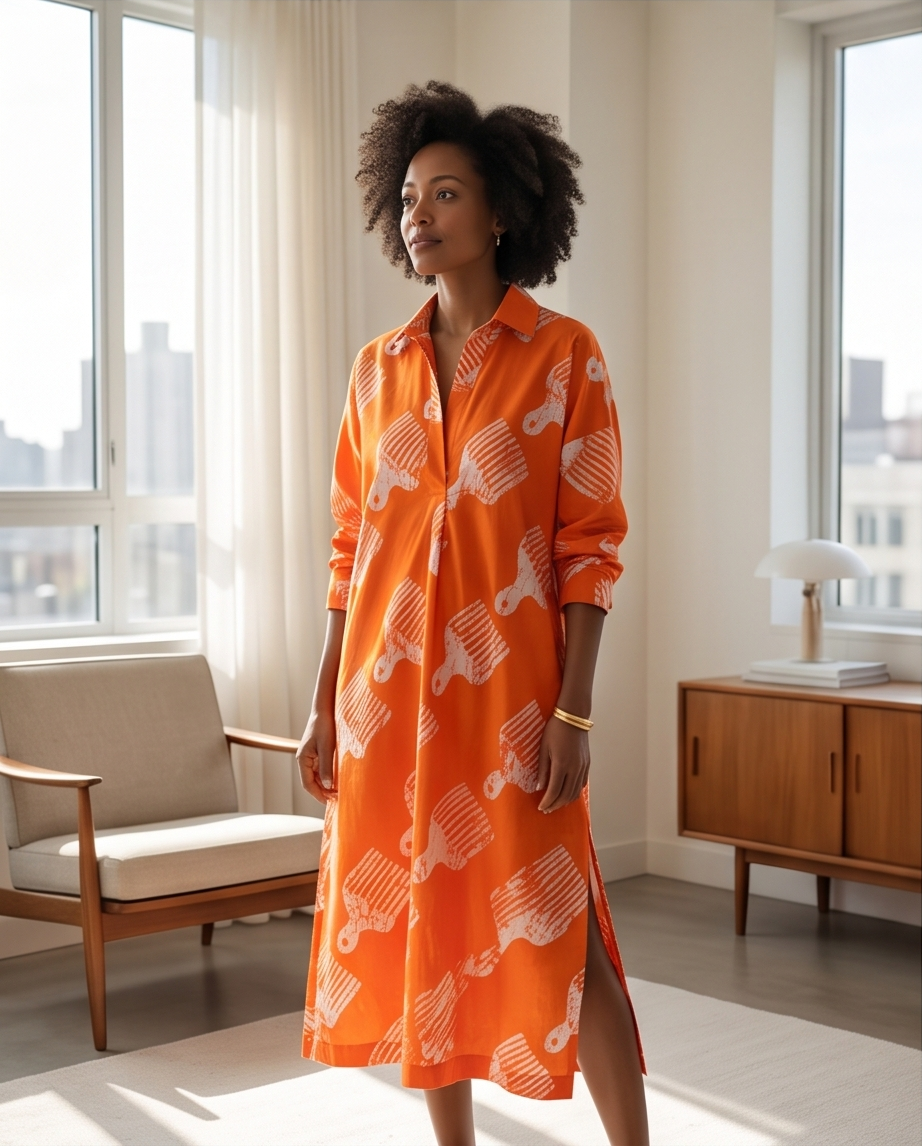 Shirt tunic dress