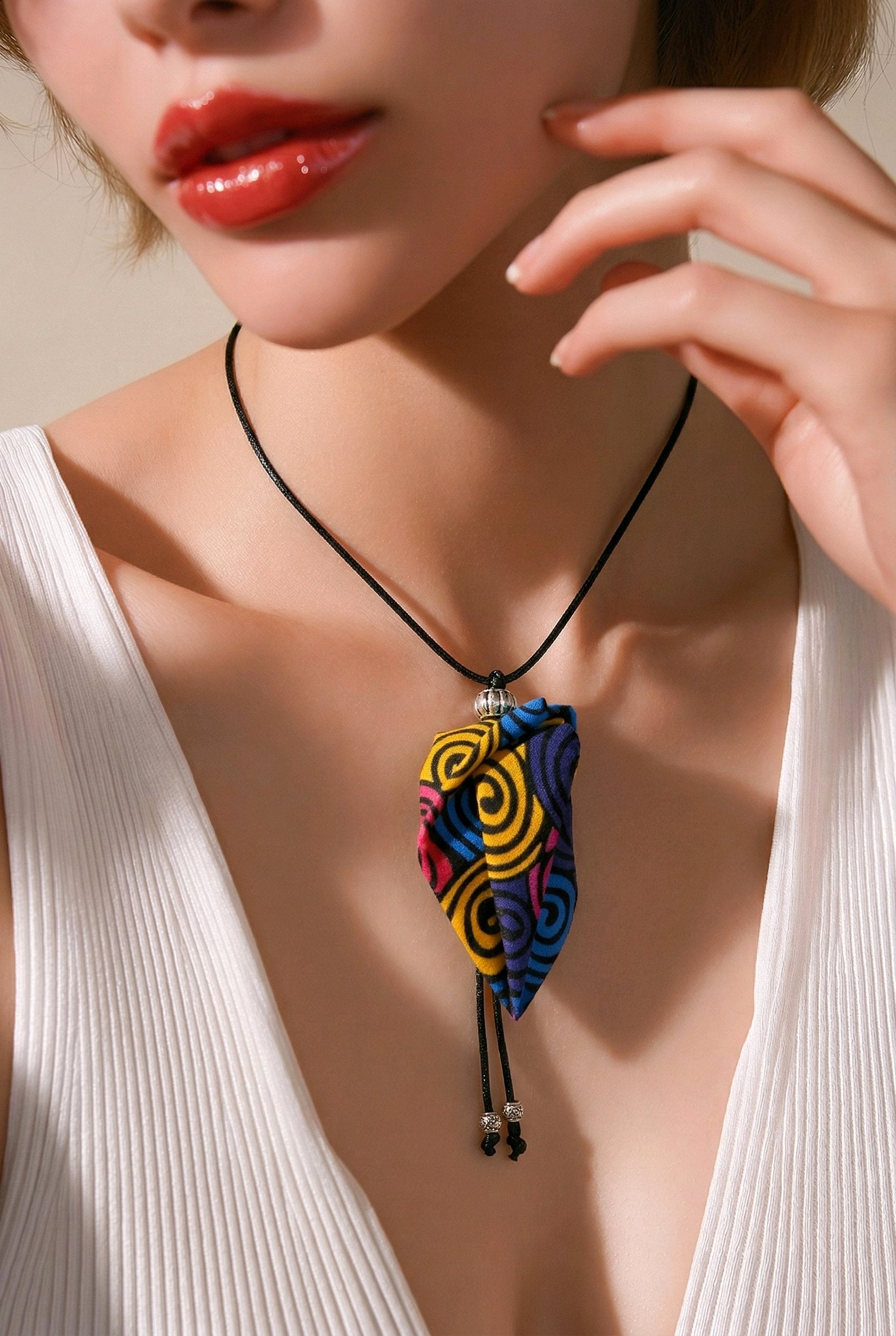Fabric Necklace