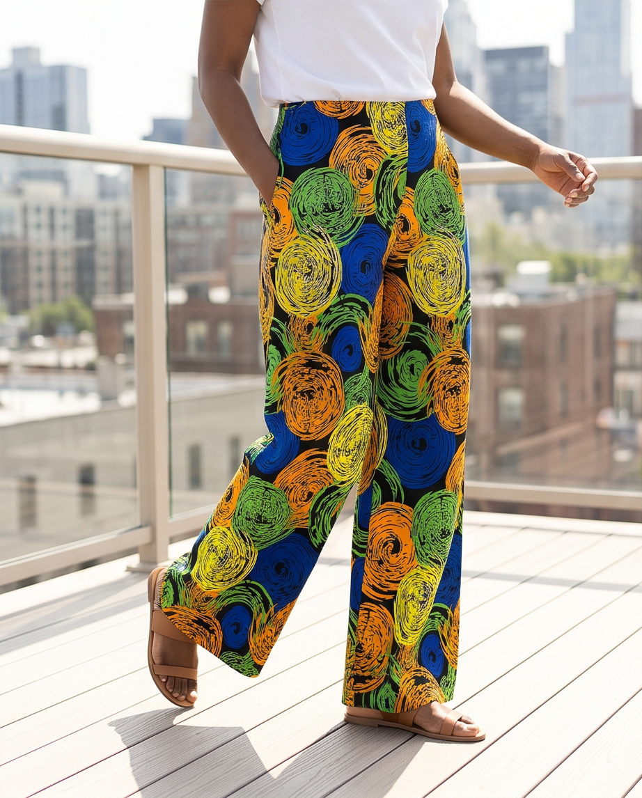 Straight leg pants