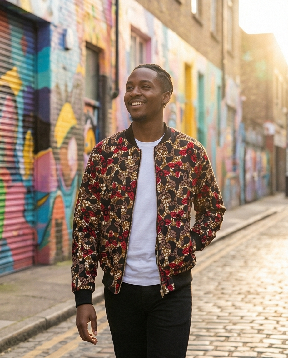 Male bomber jacket