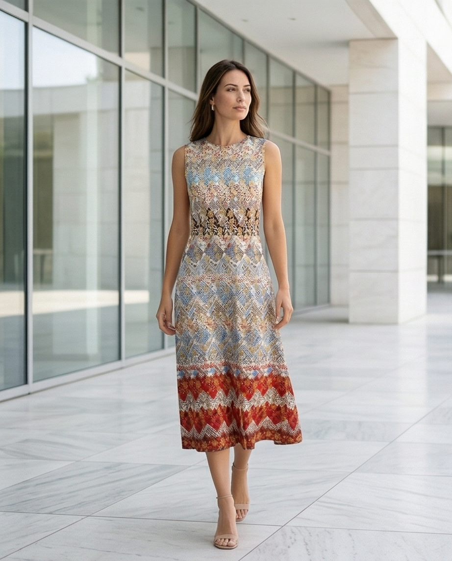Straight Dress – Customizable Colorful Design, One Size