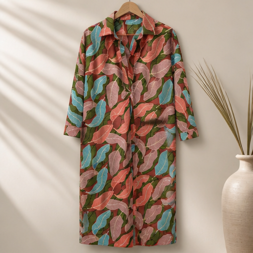 Tunic shirt dress