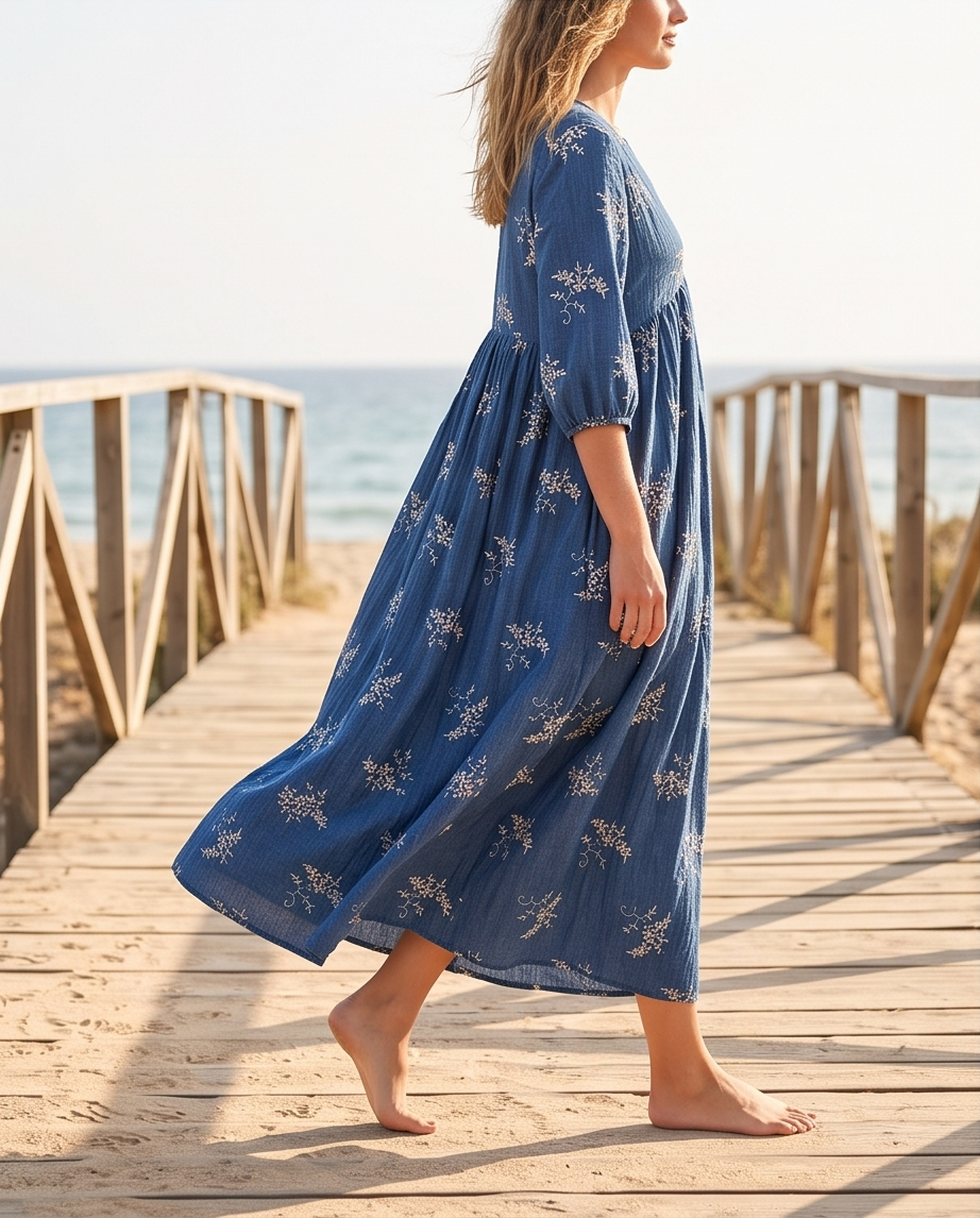 Blue summer dress