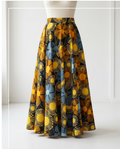 Full length voluminous skirt
