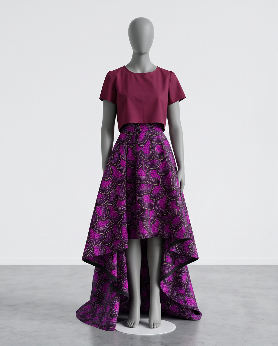 High-low skirt