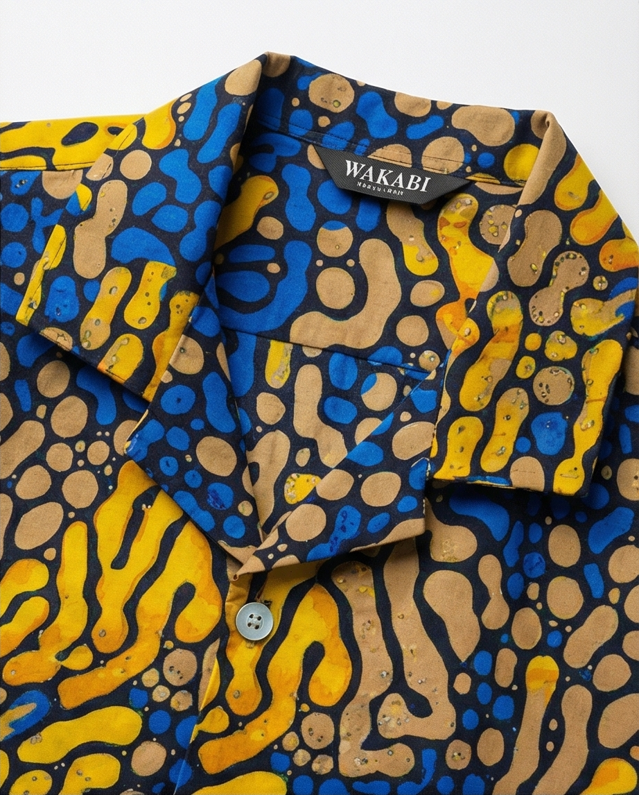 African print cotton shirt