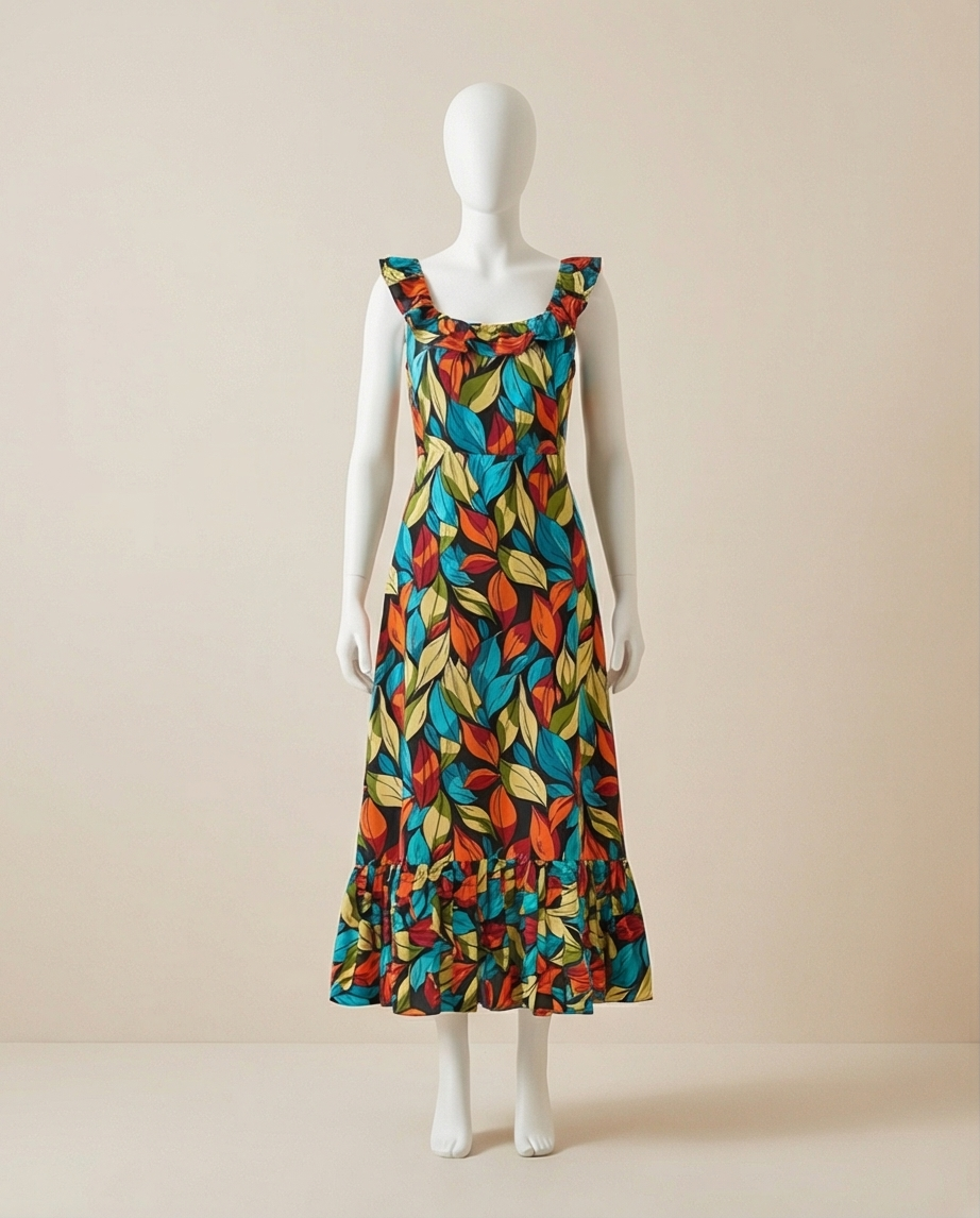 African Wax Print Dress Made to Order
