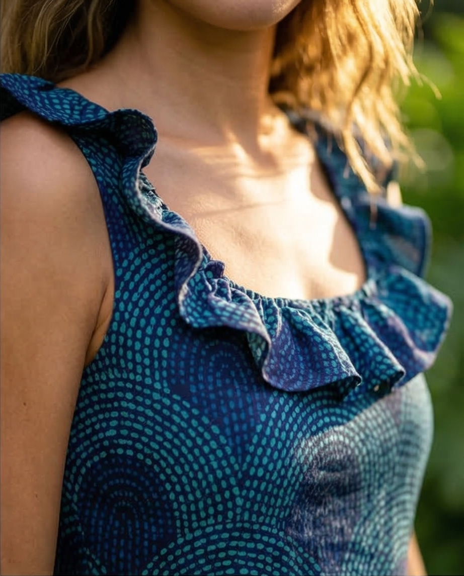 Female Dress with Ruffle Design
