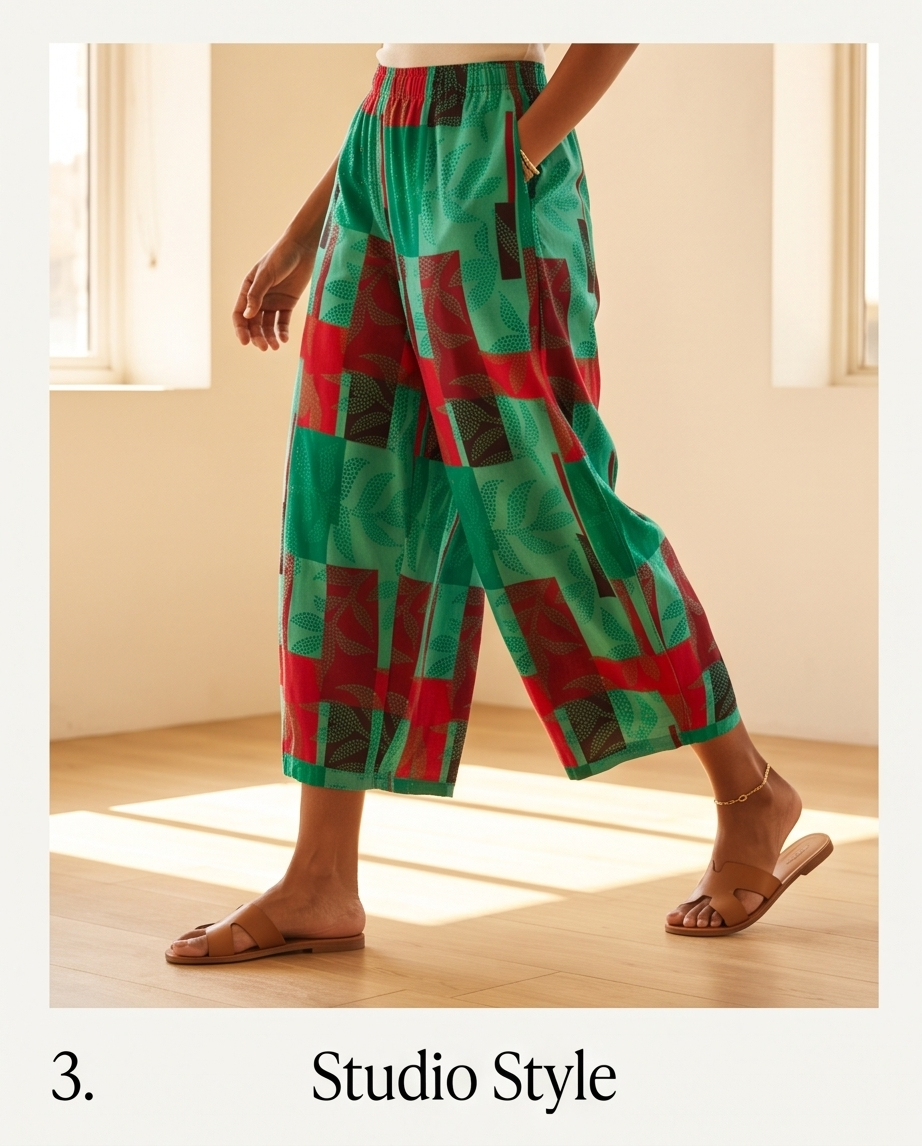 Barrel trouser