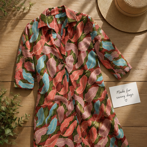 Tunic shirt dress