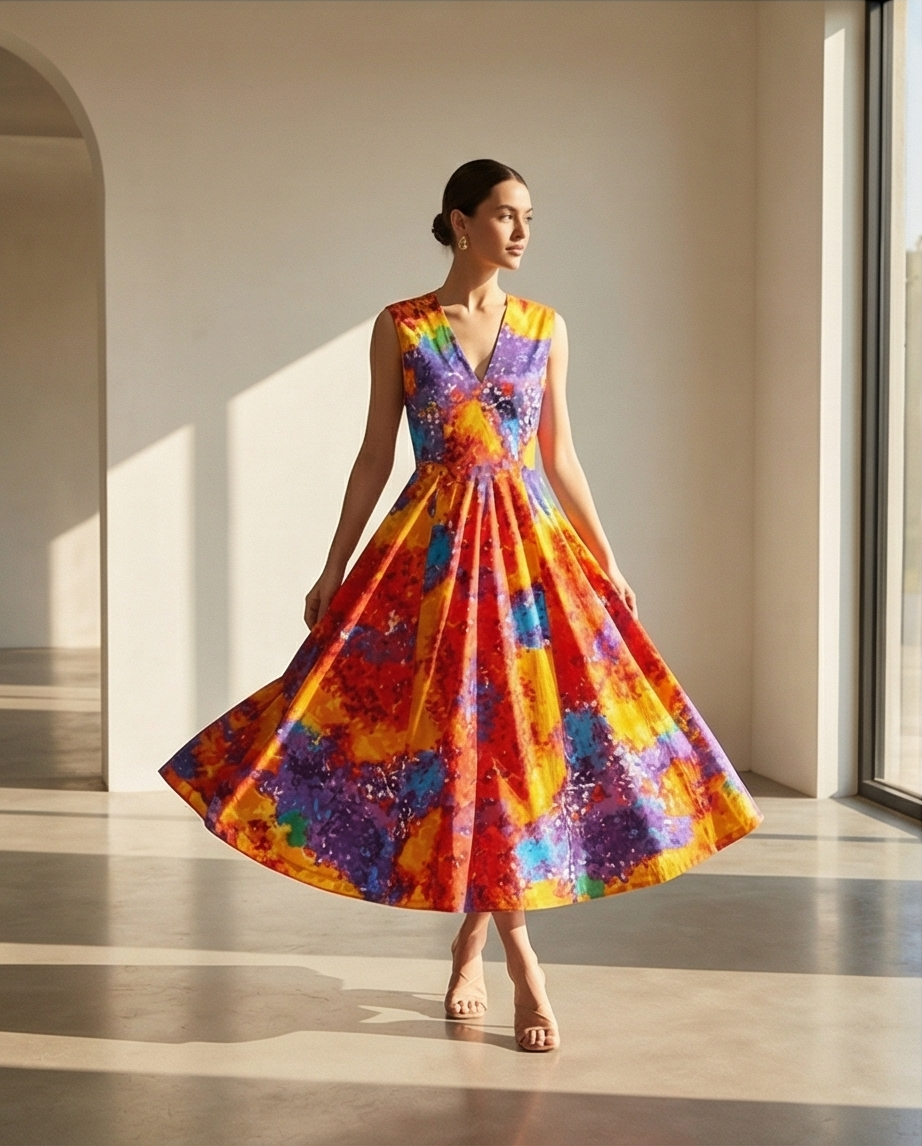 Colourful Stylish Dress