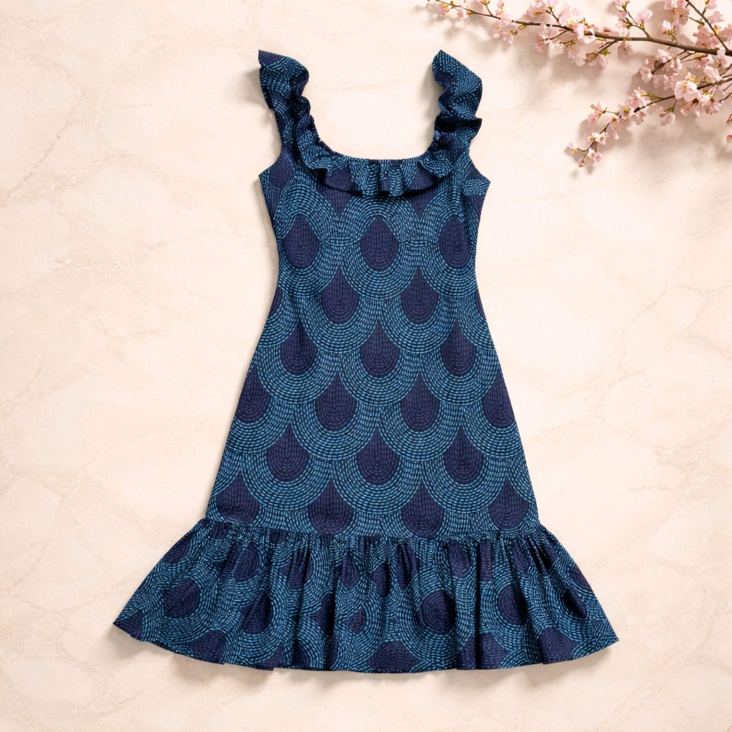Female Dress with Ruffle Design