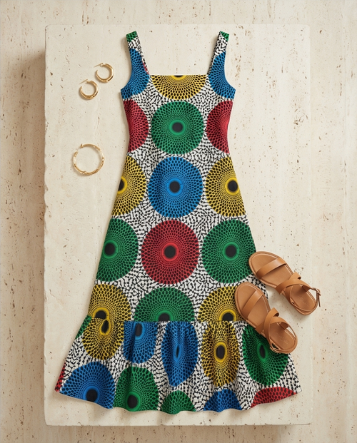 African Wax Print Dress Made to Order
