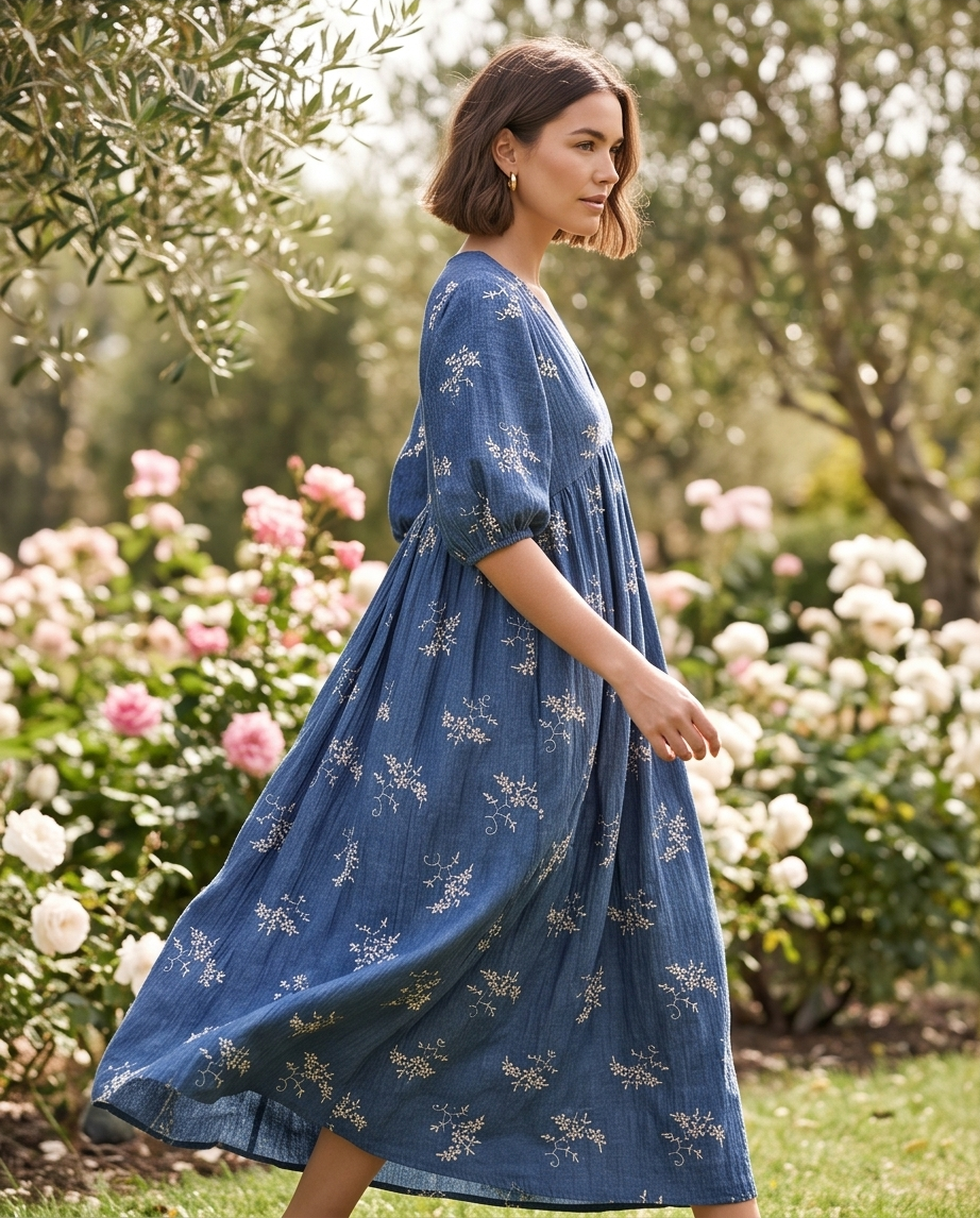 Blue summer dress