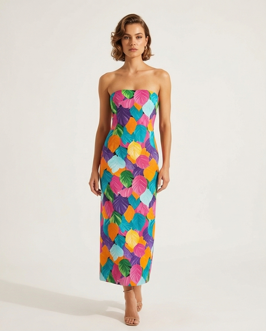 Colourful Dress with Custom Size Option