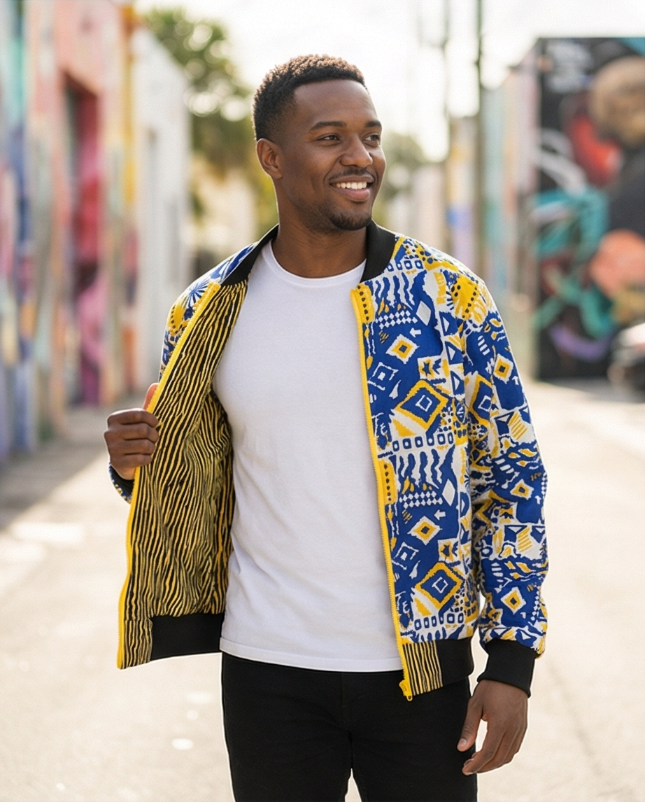 Reversible male jacket