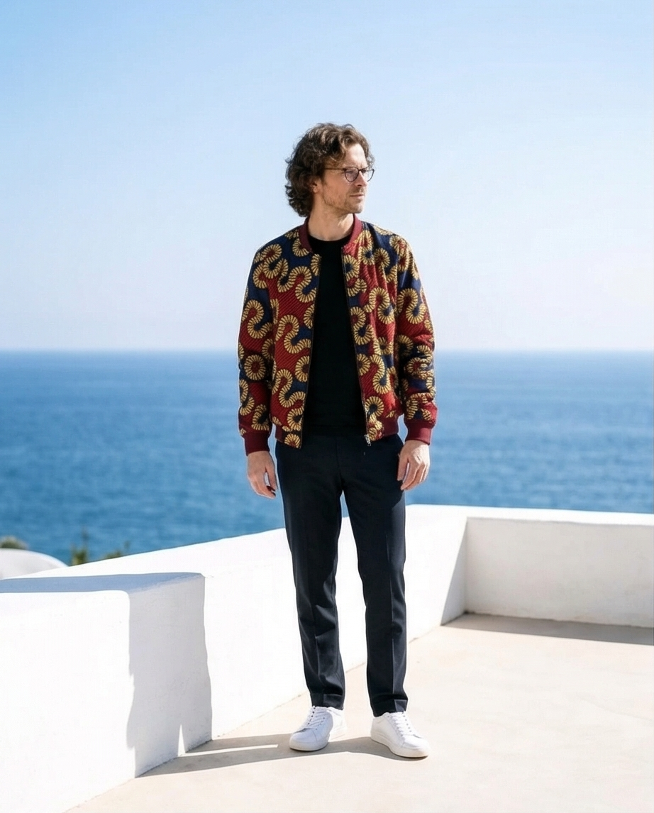 Reversible Male bomber jacket